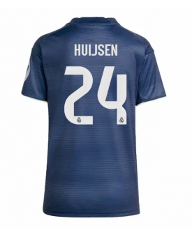 Real Madrid Dean Huijsen #24 Maglia Gara Trasferta Repliche 2025-26 Donna Maniche Corte